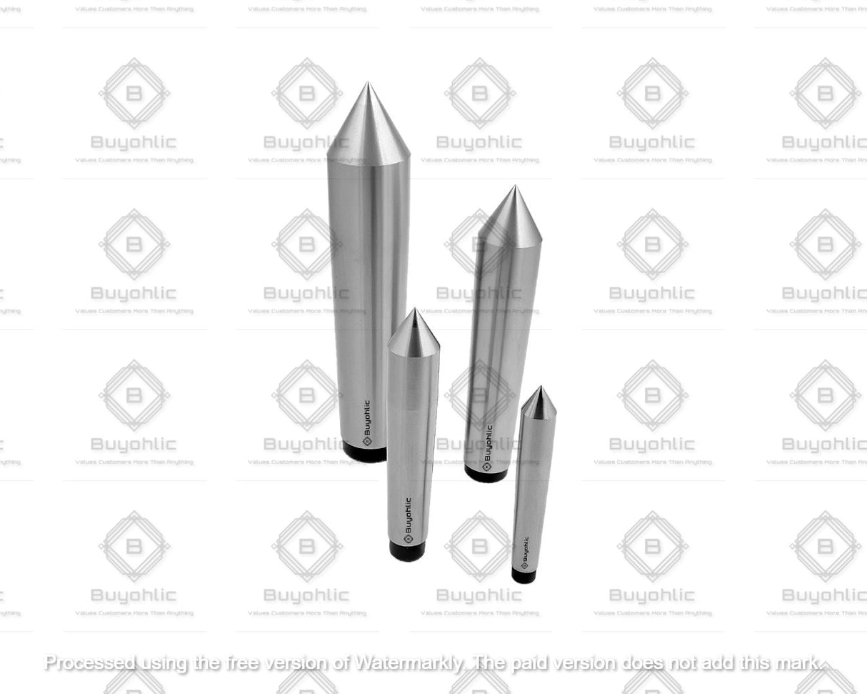 Precision ground 60 Degree Dead Center for accurate alignment