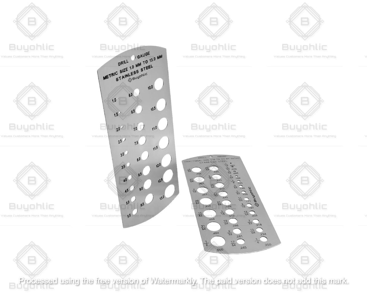 Stainless Steel Drill Gauge