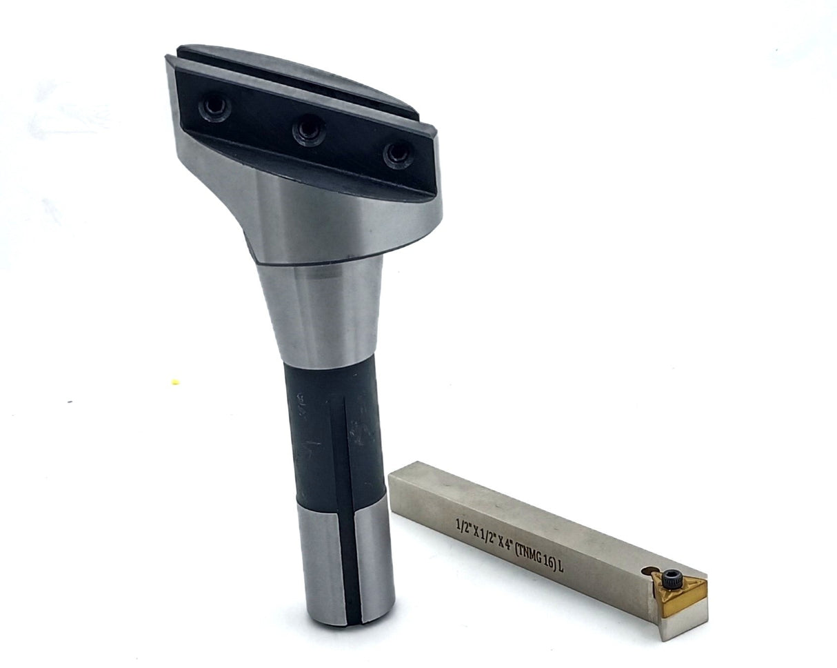 Large Head 2.5" Inch Lathe Milling R8 Shank Fly Cutter with Indexable Flying Tool