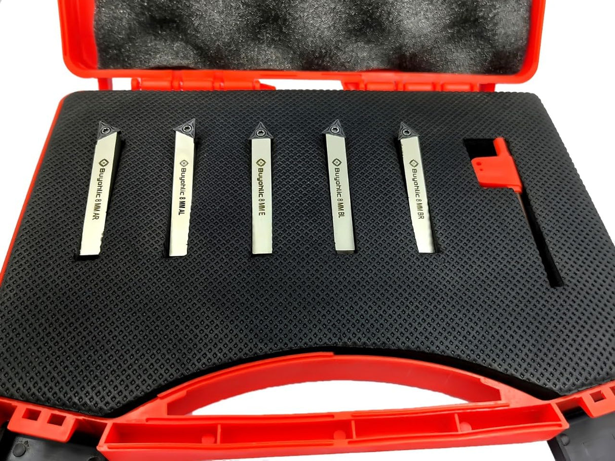 Lathe Chrome Finish Indexable Turning Tool Holder with Carbide Inserts