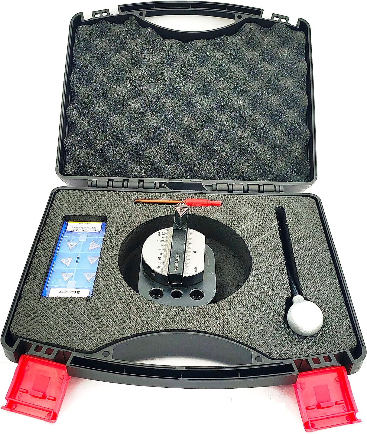 Bearing Base Smooth Rotation Ball Turning (Double Bit for 7 x 14 Mini Lathe) with spare cutting bit box