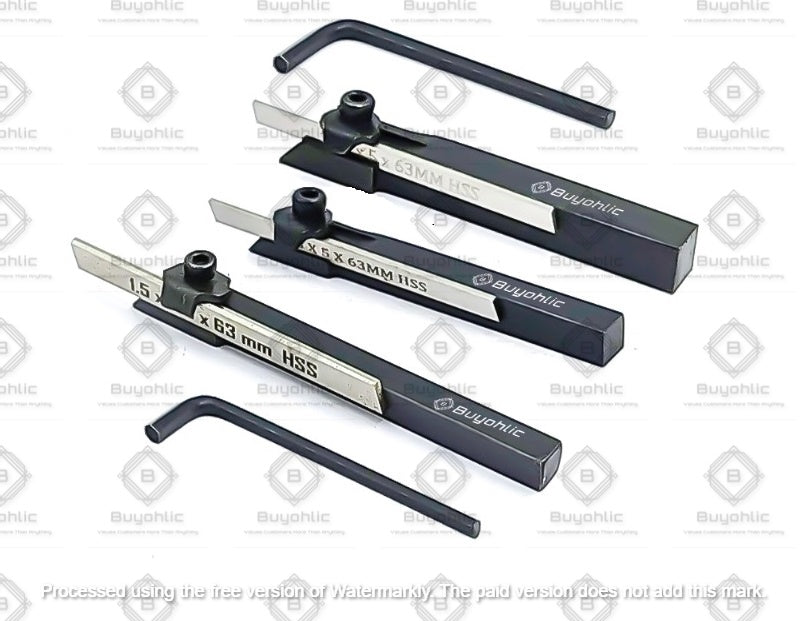 Buyohlic lathe turning tool holder with HSS bits