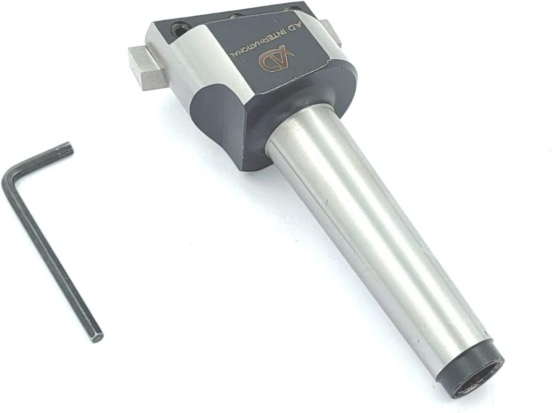 1-1/2" Inch Head Fly Cutter with MT2 Shank (M10 x 1.5 Drawbar) & HSS M2 5/16" Sq x 3" Inch Tool Bit