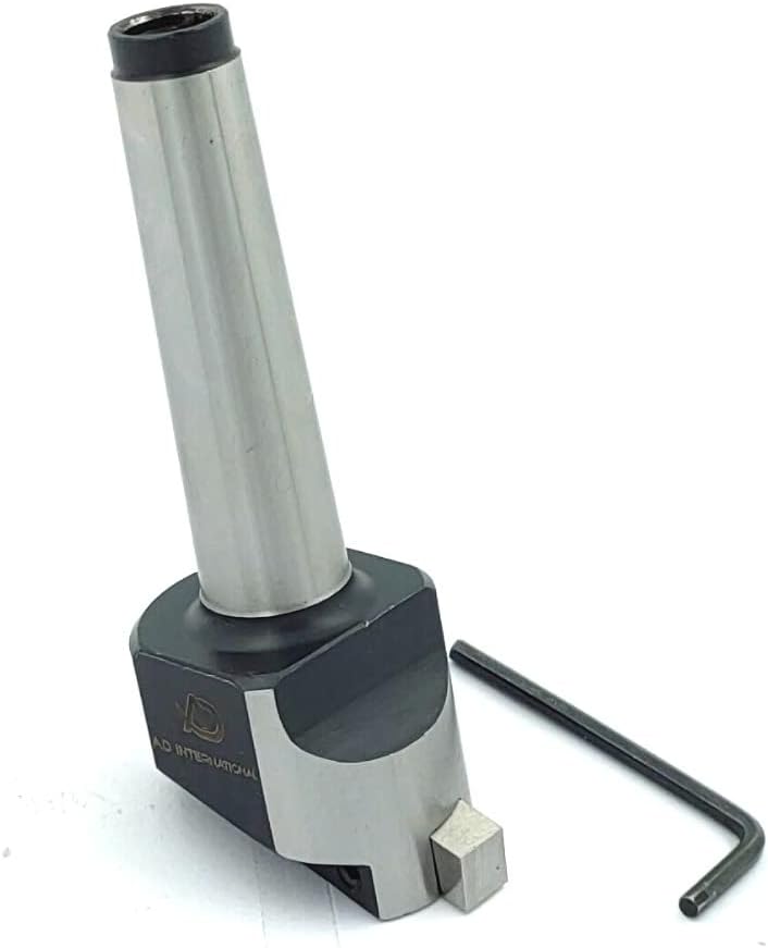 1-1/2" Inch Head Fly Cutter with MT2 Shank (M10 x 1.5 Drawbar) & HSS M2 5/16" Sq x 3" Inch Tool Bit