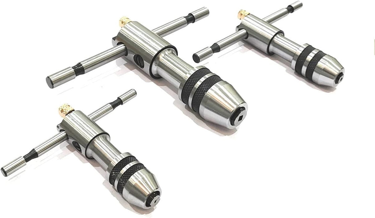 Set of 3 Reversible Ratchet Adjustable Tap Wrench with Plastic Case