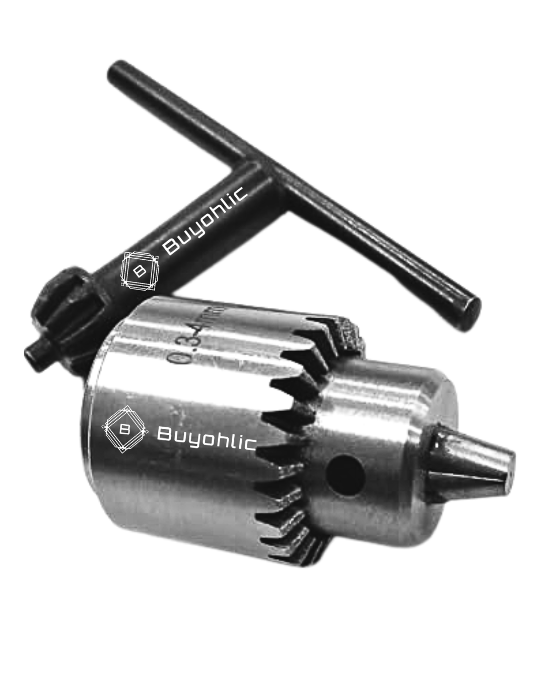 Micro Fine JT0 Taper to mount Drill Chuck with Key 0.3-4mm Manual Feed Control-Avoids Breakage Machine Tools