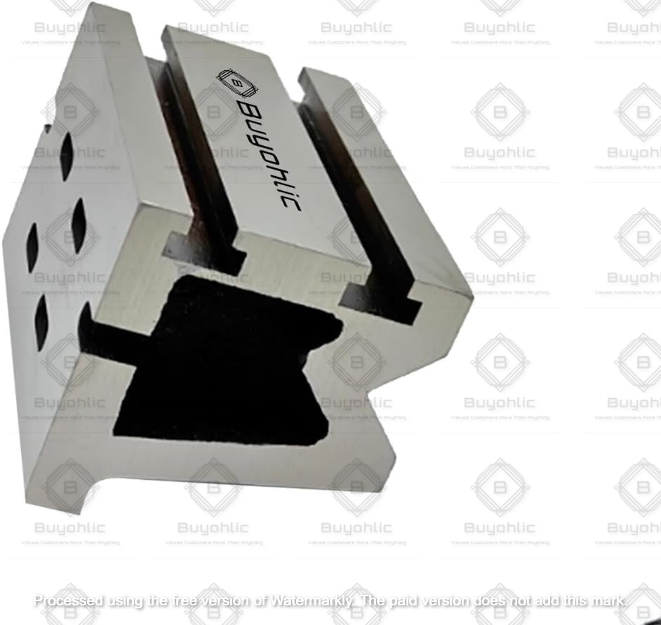Graded Caste Iron Vee Angle Plates-stress Relieved Slotted