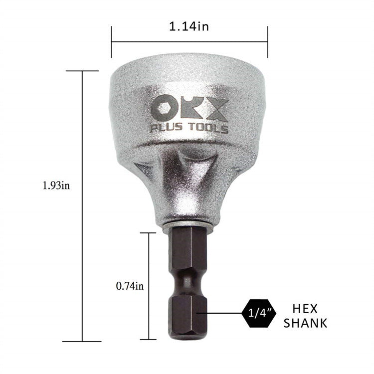 Heavy-Duty Deburring Chamfer Tool with Sharp Tungsten Carbide Blades Remove Burr Tools Quick Release Shank Fits for 1/8"-3/4"(3mm-19mm)