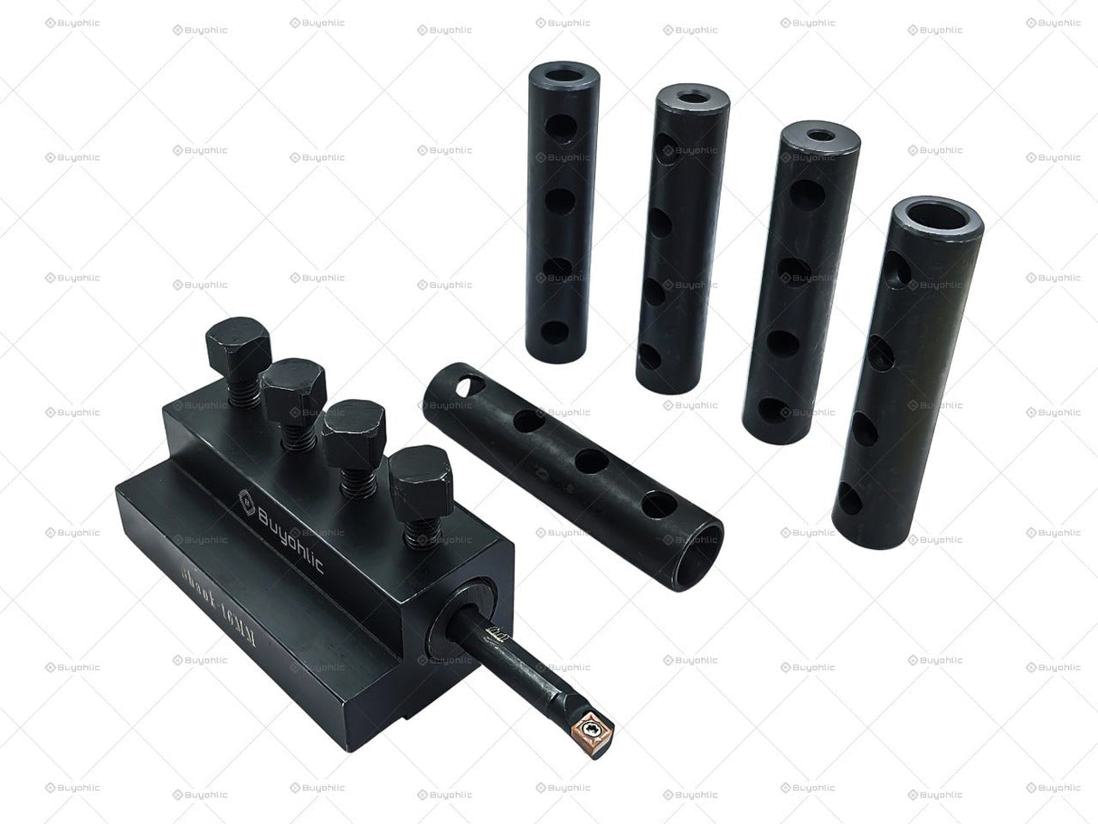 CNC Lathe Universal Boring Tool Holder with Interchangeable Sleeves – Precision Boring Bar Holder for CNC & Traditional Lathe Machines