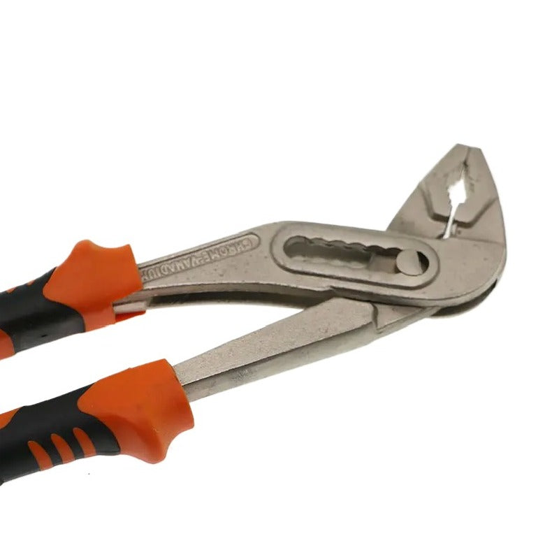 10-Inch Self Adjusting Locking Groove Joint Pliers, V-Jaw Alligator Water Pump Pliers