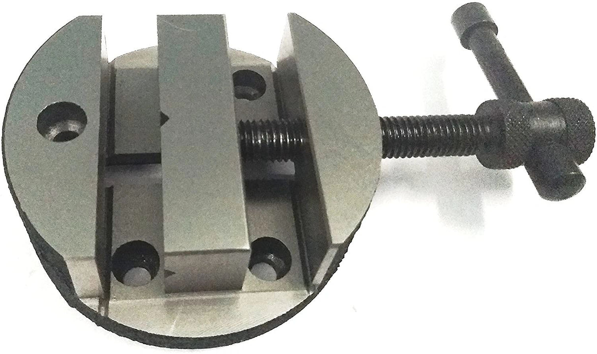Round Vise Vice for 3" & 4" Rotary Table + 3 Fixing Tee Nut-Milling Tool