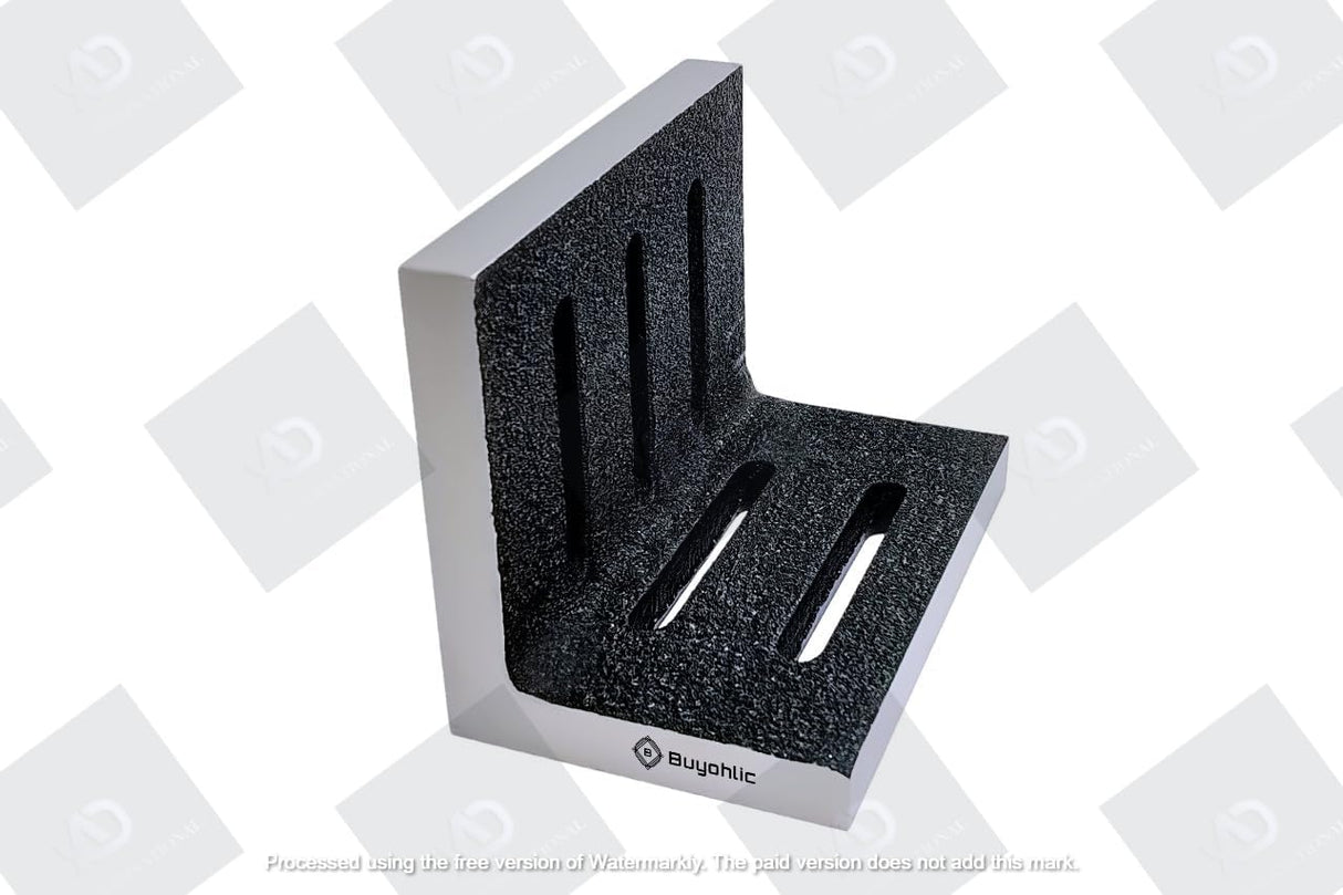 Ground Slotted Caste Iron Angle Plate 7" x 5.5" x 4.5" Inches