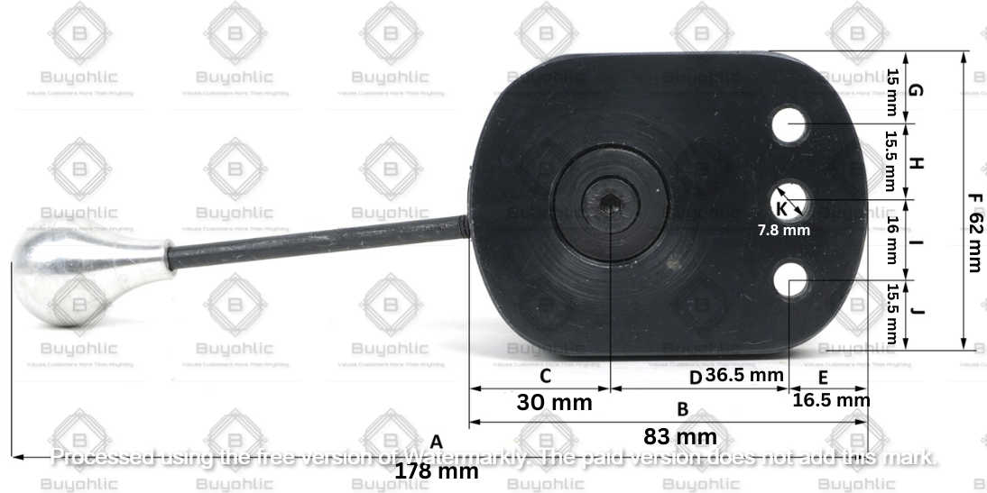 Bearing Base Smooth Rotation Ball Turning (Double Bit for 7 x 14 Mini Lathe) with spare cutting bit box