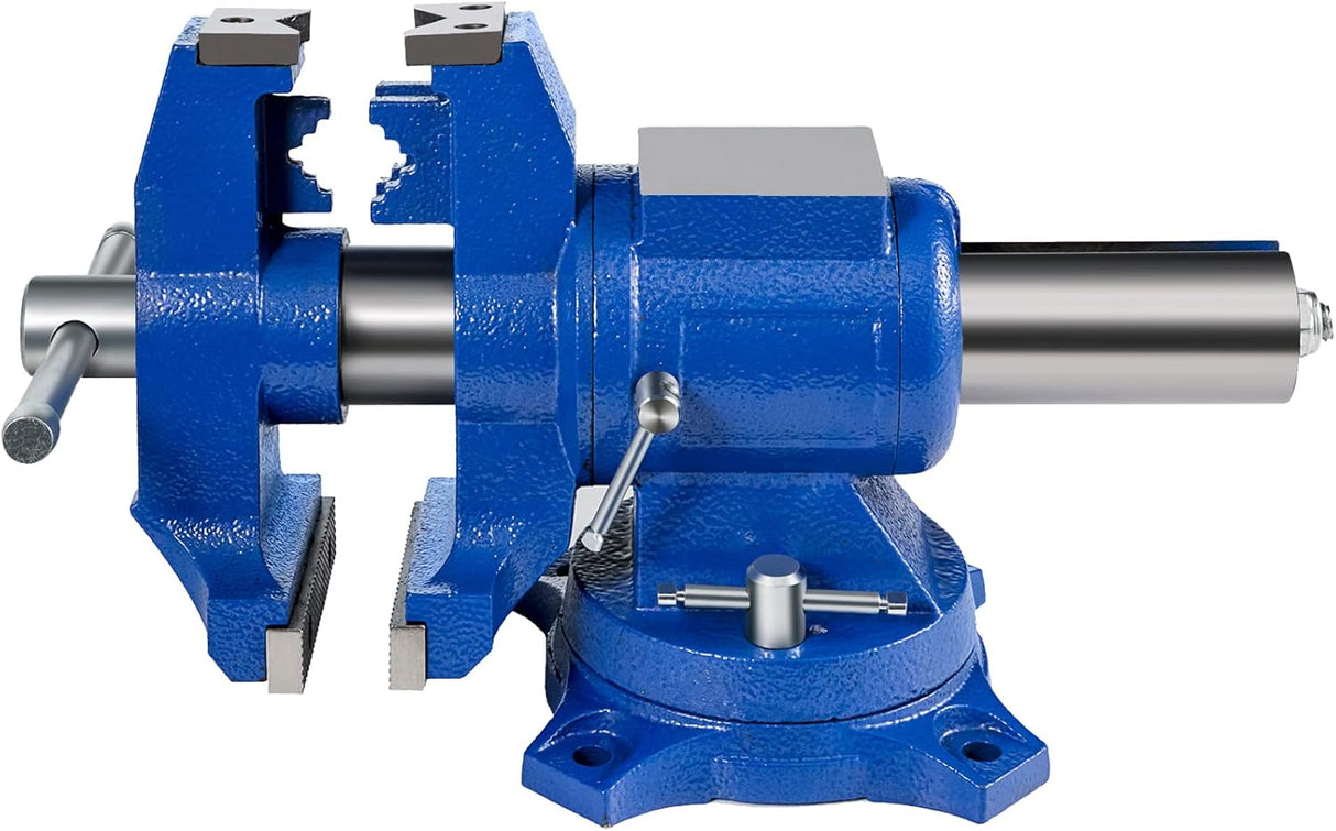 6" Heavy Duty Double Swivel 360° Rotating Bench Vise