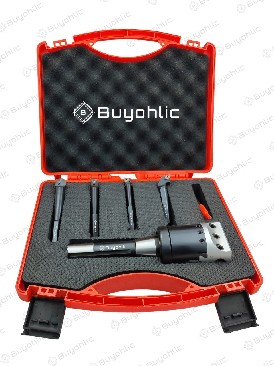 2" Inch Head Diameter Boring Head with Indexable Boring Bars -Imperial Standards With Plastic Box