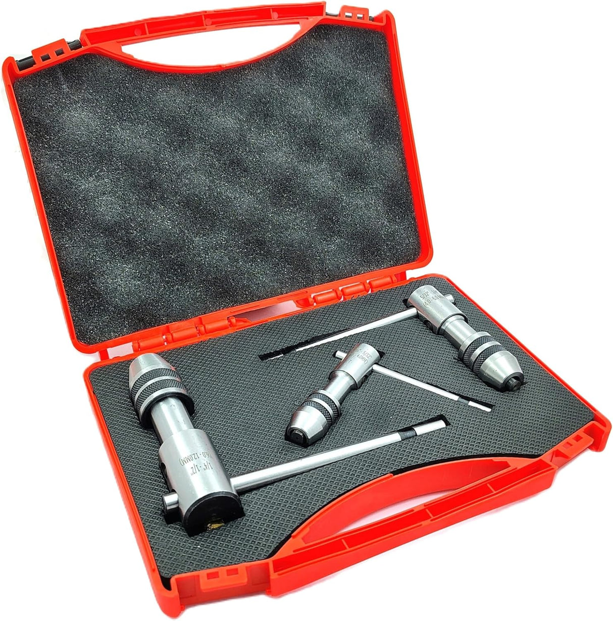 Buyohlic Set of 3 Reversible Ratchet Adjustable Tap Wrench with Plastic Case