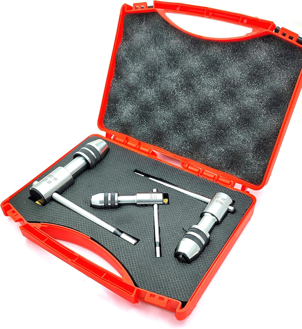 Set of 3 Reversible Ratchet Adjustable Tap Wrench with Plastic Case