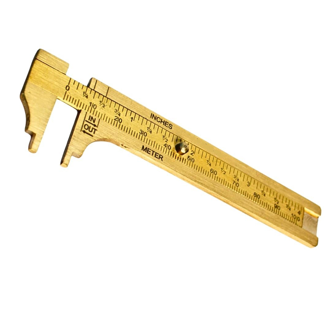 Brass Vernier Gauge 4" (100 mm) Measuring Bead Wire Jwellery Tool