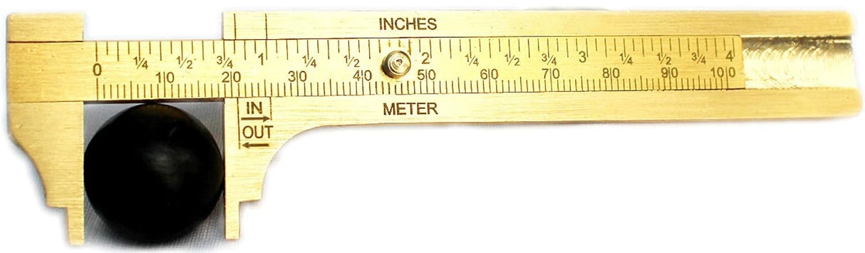 Brass Vernier Gauge 4" (100 mm) Measuring Bead Wire Jwellery Tool