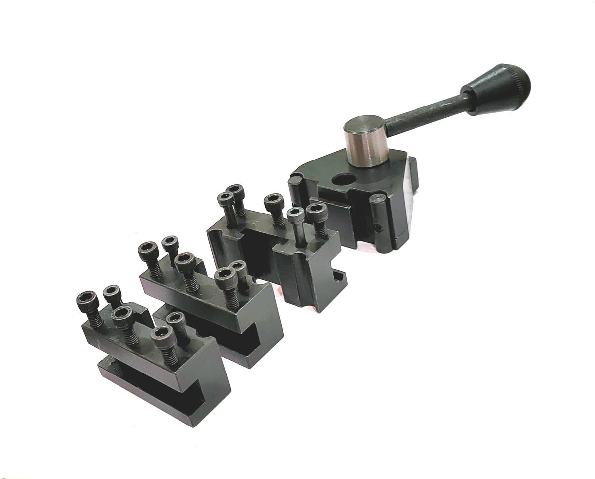 Swiss Type Quick Change Tool post Compatible to fit Myford & similar Mini Lathes