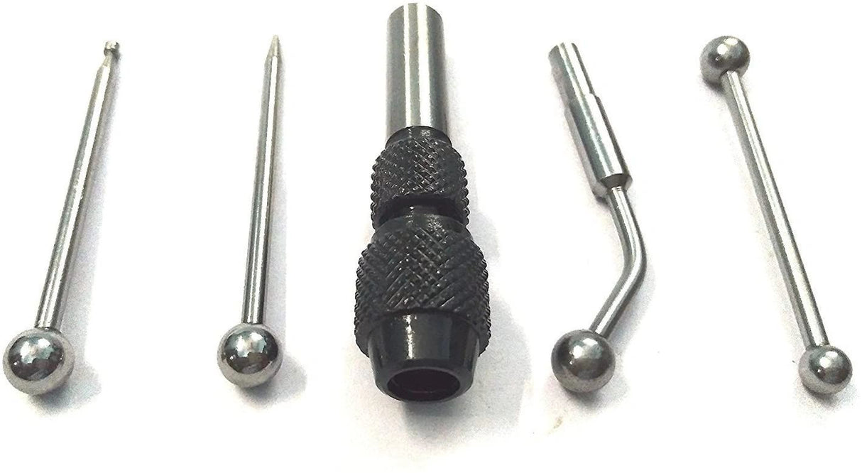 Wiggler & Center finder Set Work Edge Centre Finding Run out concentrical align 5 Pcs Set