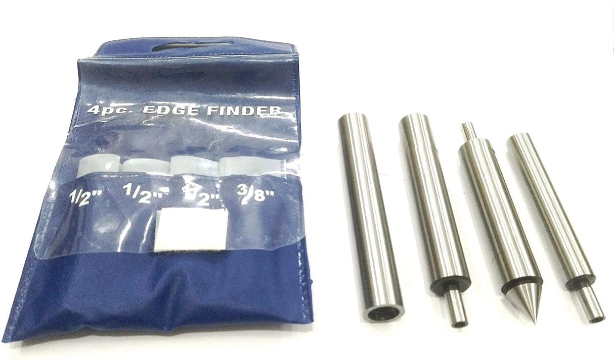 Tool Steel Quality 4 Pieces Edge Finder Set Includes EF-130, 132, 133, 134