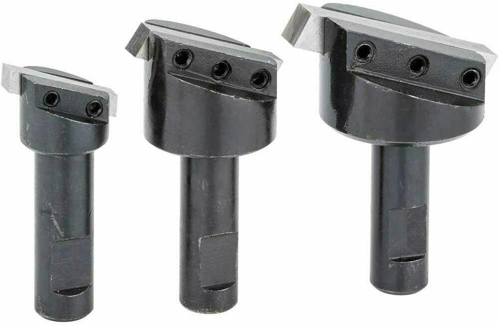 Fly Cutting Tool Set – 3 Piece with HSS M2 Tool Bits, 1/2" Shank