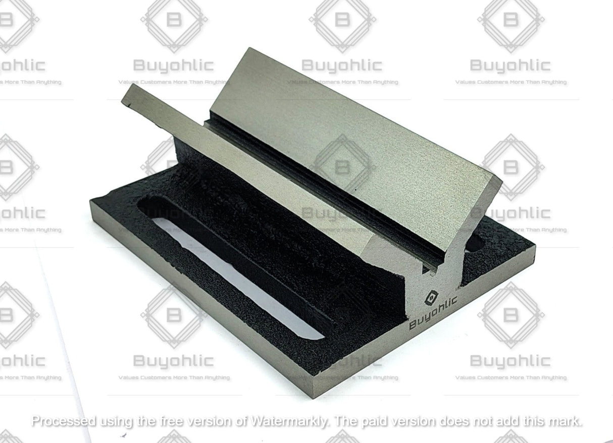 V Block Jig Fixture For Center Drilling Of A Round Work-piece 2" Capacity