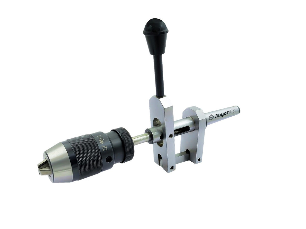 Sensitive Drilling Attachment for Lathe Machines to Prevent Drill Damage with JT2 Chuck