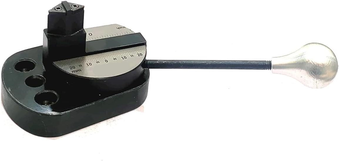 Bearing Base Smooth Rotation Ball Turning (Double Bit for 7 x 14 Mini Lathe) with spare cutting bit box