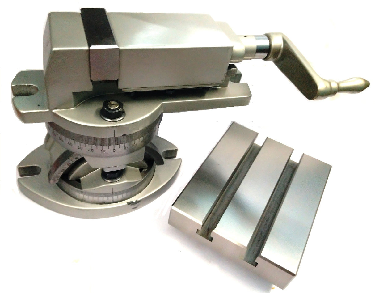 Jaw Width 2'' Inches 50 mm Modular Machine Vice Cum Slotted Table