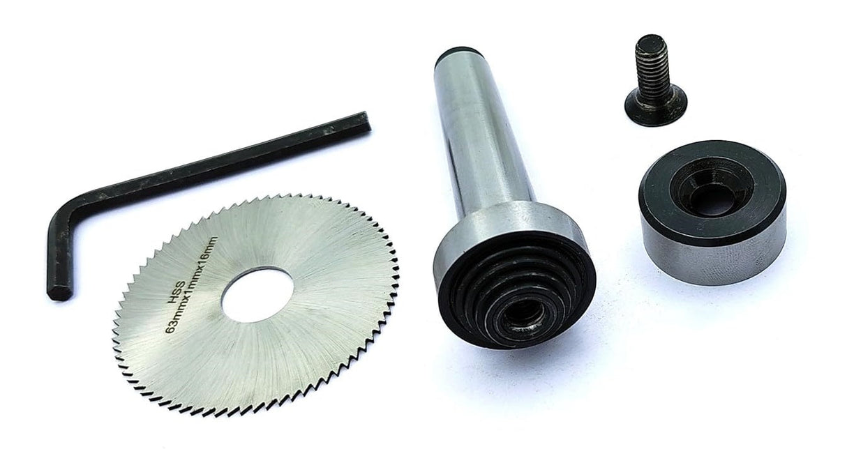 Slitting Saw Holder Arbor With Circular Saw Blade