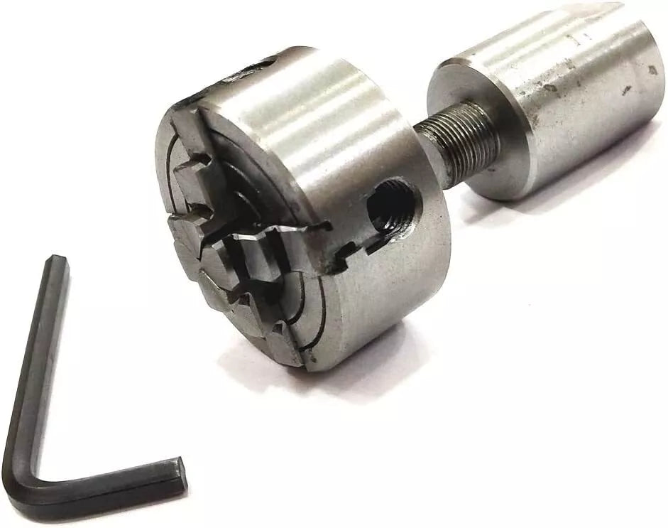 Lathe Spindle Adapter To Fit 5/8" Plain Shopsmith Spindle With Chuck