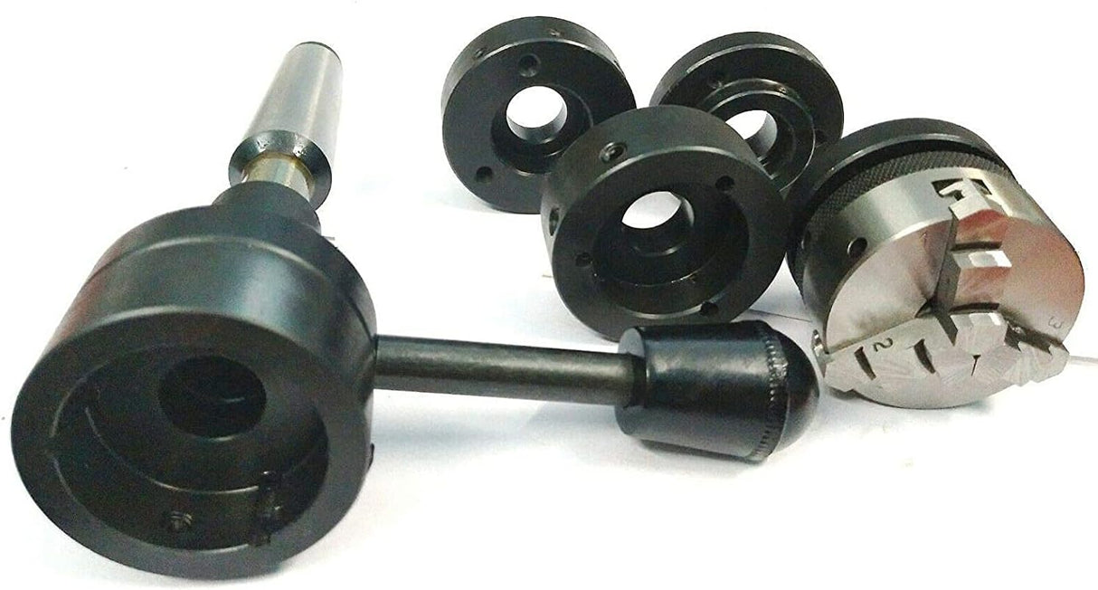 Lathe Tailstock Die Holder - Tapping Threading Reaming Drilling with Self Centering Chuck