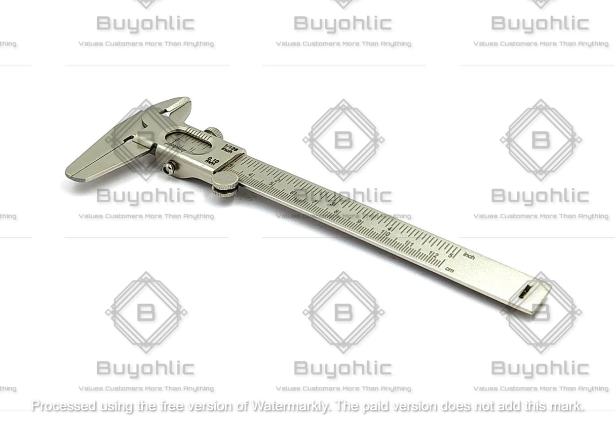 Non Digital Vernier Caliper Metric -Imperial Measuring System Tools