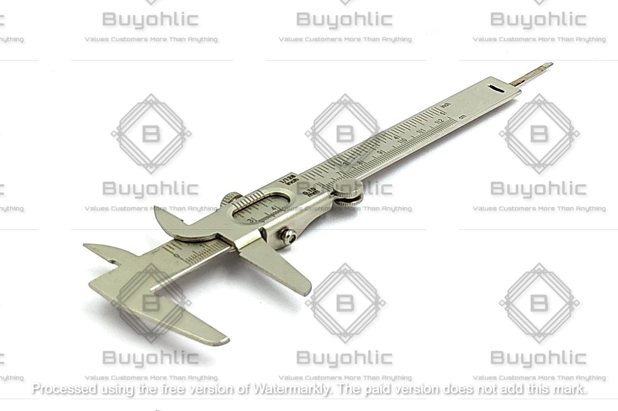 Non Digital Vernier Caliper Metric -Imperial Measuring System Tools