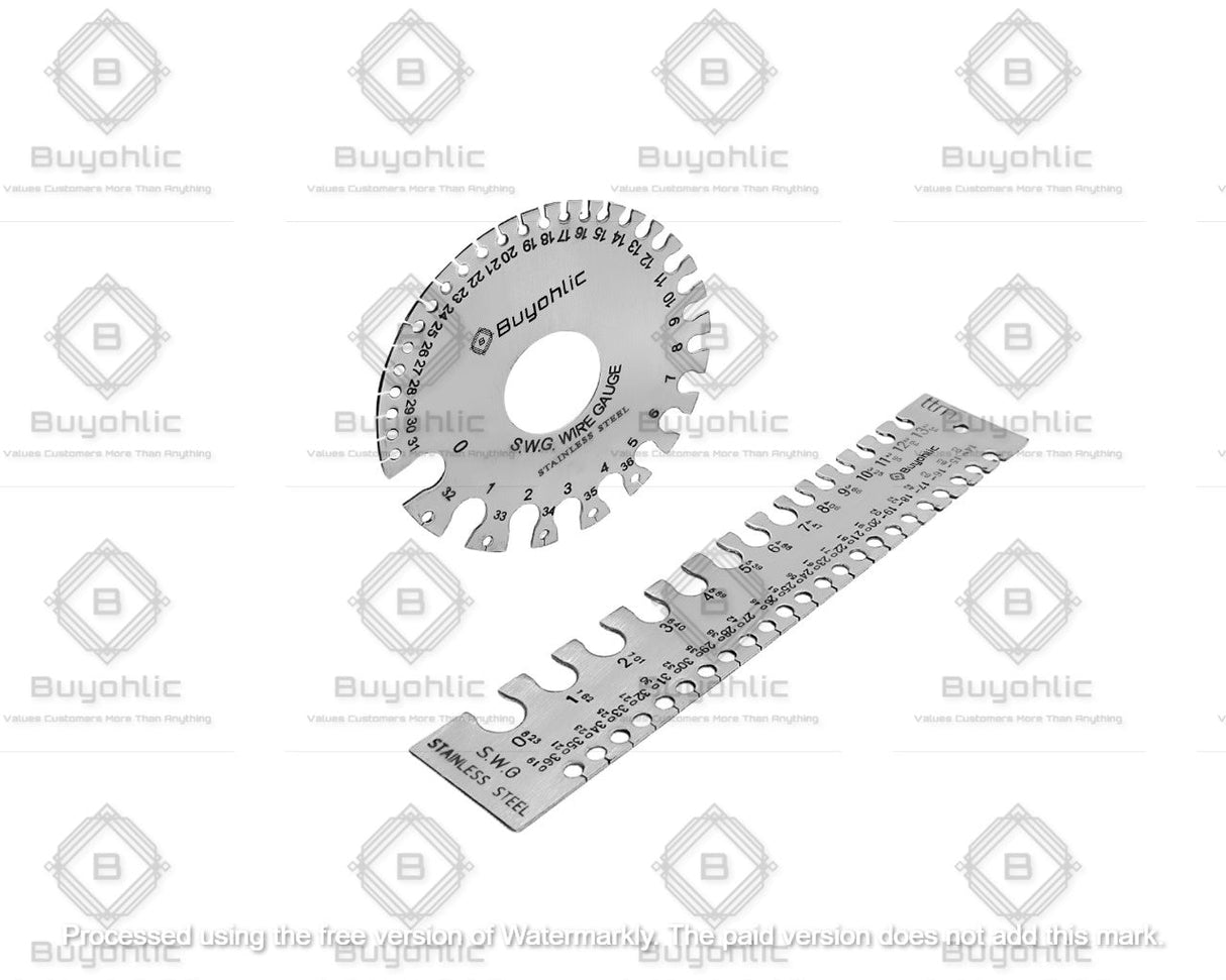 SWG Metal Wire Sheet Thickness Diameter Gauge