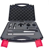 Tapping, reaming and threading die holder set for lathe tailstock with Plastic Box