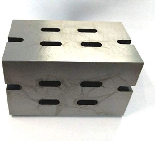 Graded Caste Iron Vee Angle Plates-stress Relieved Slotted