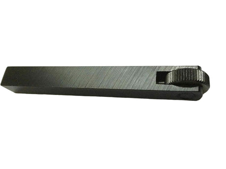 Precision knurling tool holder arm for lathe