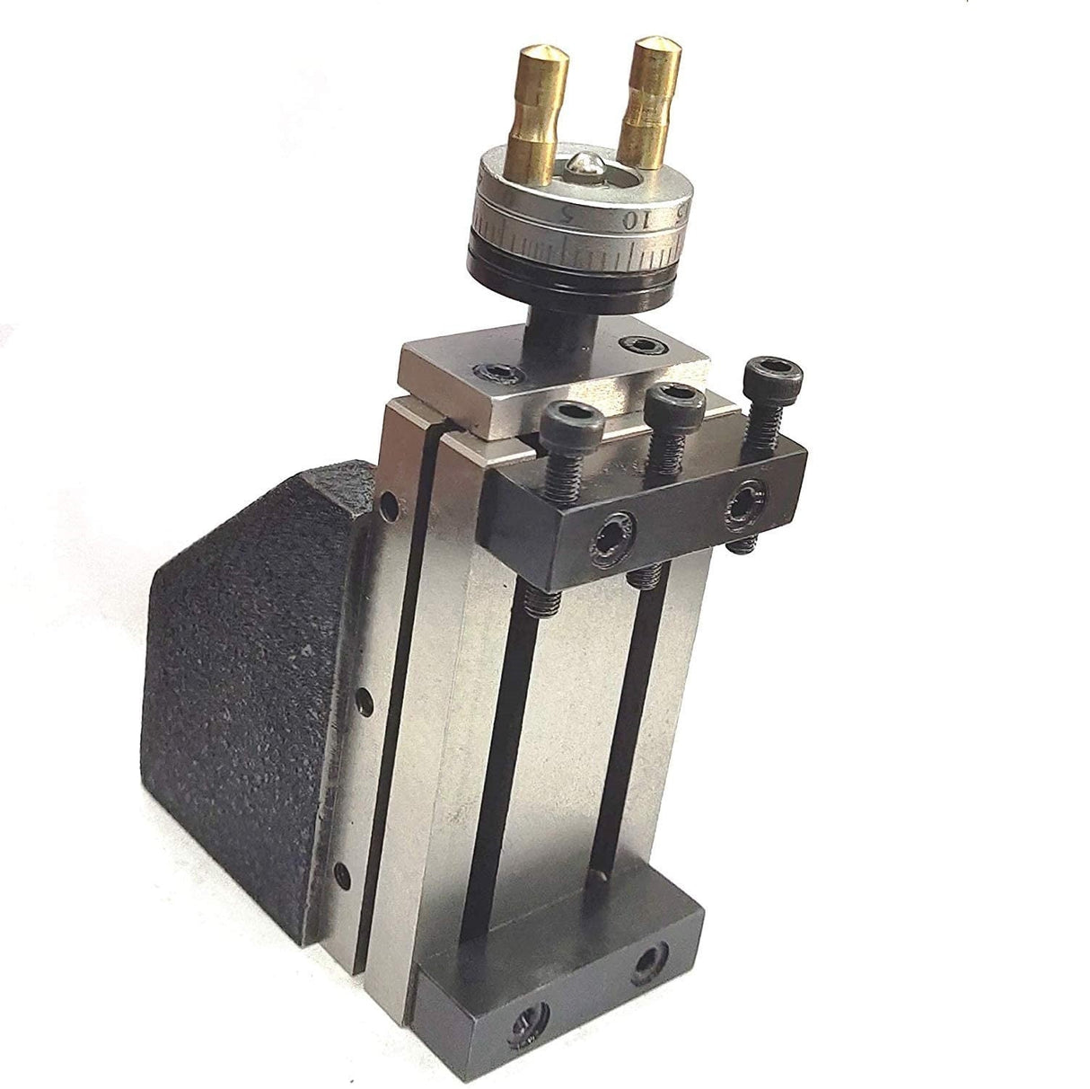 Mini Vertical Slide (90 x 50 mm) with Z Angle Plate -Instant Milling-on Small Bench Lathes