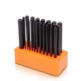 28 Piece Transfer Punch Set, 3/32" - 1/2", Heat Treated Alloy Steel Forging