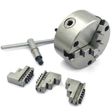 Heavy Duty Chucks With Back Plate for HV4 I 5 I 6 Rotary Tables and Lathe Machines