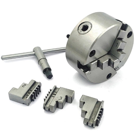 Heavy Duty Chucks With Back Plate for HV4 I 5 I 6 Rotary Tables and Lathe Machines