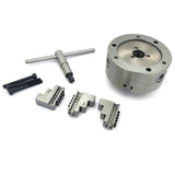 Heavy Duty Chucks With Back Plate for HV4 I 5 I 6 Rotary Tables and Lathe Machines