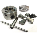 Heavy Duty Chucks With Back Plate for HV4 I 5 I 6 Rotary Tables and Lathe Machines