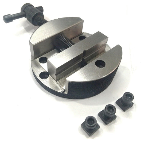 3" (80 mm) Milling Indexing HV Rotary Table with Round Vice- Metal Working