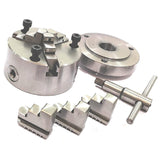 Heavy Duty Chucks With Back Plate for HV4 I 5 I 6 Rotary Tables and Lathe Machines