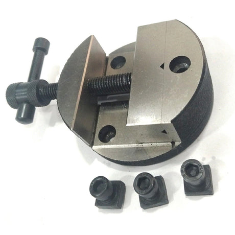 3" (80 mm) Milling Indexing HV Rotary Table with Round Vice- Metal Working