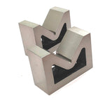 Seasoned caste iron v block pair